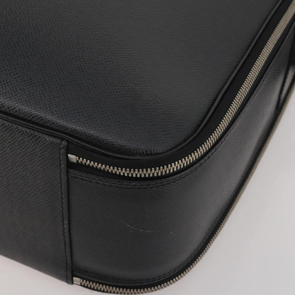 LOUIS VUITTON Taiga Tula Shoulder Bag Black M30762 LV Auth BA15403