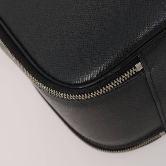 LOUIS VUITTON Taiga Tula Shoulder Bag Black M30762 LV Auth BA15403