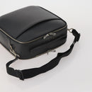 LOUIS VUITTON Taiga Tula Shoulder Bag Black M30762 LV Auth BA15403-7