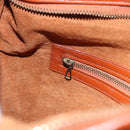 MCM Vicetos Shoulder Bag Leather Brown Gold Tone Auth BA15404-20