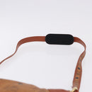 MCM Vicetos Shoulder Bag Leather Brown Gold Tone Auth BA15404-8