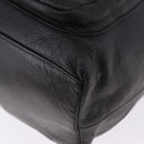 Gianni Versace Backpack Leather Black Gold Tone Auth BA15406-11