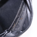 Gianni Versace Backpack Leather Black Gold Tone Auth BA15406-25