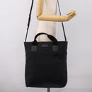 GUCCI GG Canvas Hand Bag 2way Black Silver 256099 Auth BA15407-24