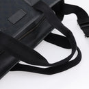 GUCCI GG Canvas Hand Bag 2way Black Silver 256099 Auth BA15407-7
