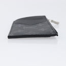 LOUIS VUITTON Monogram Eclipse Coin Card Holder M29656 LV Auth BA15412M-3