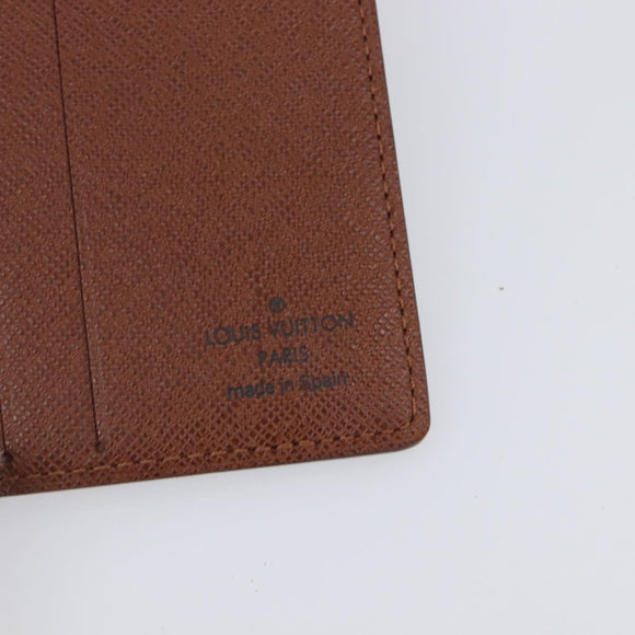 LOUIS VUITTON Monogram Porte Billets 6 Cartes Crdit Case M60929 LV Auth BA15414