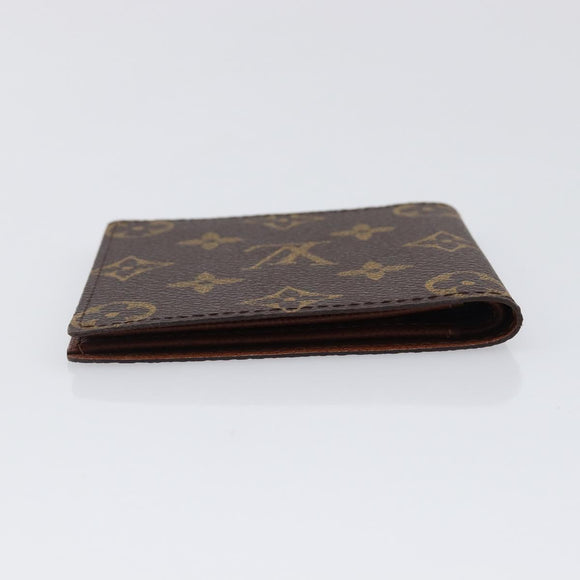 LOUIS VUITTON Monogram Porte Billets 6 Cartes Crdit Case M60929 LV Auth BA15414
