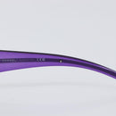 CHANEL Sunglasses Plastic Purple Silver CC Auth BA15416-9
