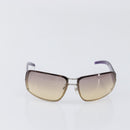 CHANEL Sunglasses Plastic Purple Silver CC Auth BA15416-13