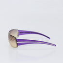 CHANEL Sunglasses Plastic Purple Silver CC Auth BA15416-3