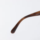CHANEL Sunglasses Plastic Brown Silver CC Auth BA15428-15