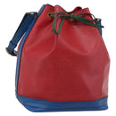 LOUIS VUITTON Epi Noe Shoulder Bag Red Green Blue M44082 LV Auth BA15430-1