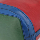 LOUIS VUITTON Epi Noe Shoulder Bag Red Green Blue M44082 LV Auth BA15430-15