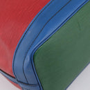LOUIS VUITTON Epi Noe Shoulder Bag Red Green Blue M44082 LV Auth BA15430-16
