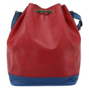 LOUIS VUITTON Epi Noe Shoulder Bag Red Green Blue M44082 LV Auth BA15430-2