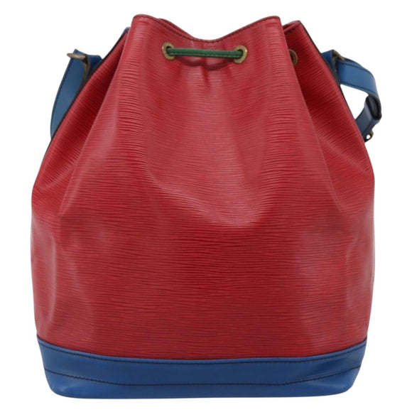 LOUIS VUITTON Epi Noe Shoulder Bag Red Green Blue M44082 LV Auth BA15430