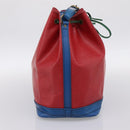 LOUIS VUITTON Epi Noe Shoulder Bag Red Green Blue M44082 LV Auth BA15430-3