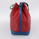 LOUIS VUITTON Epi Noe Shoulder Bag Red Green Blue M44082 LV Auth BA15430-4