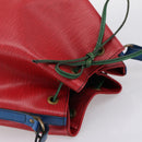 LOUIS VUITTON Epi Noe Shoulder Bag Red Green Blue M44082 LV Auth BA15430-6