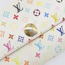 LOUIS VUITTON Monogram Multicolor Portefeiulle Sarah White M93745 Auth BA15433-18