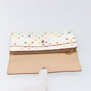 LOUIS VUITTON Monogram Multicolor Portefeiulle Sarah White M93745 Auth BA15433-19