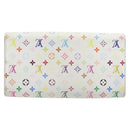 LOUIS VUITTON Monogram Multicolor Portefeiulle Sarah White M93745 Auth BA15433-2