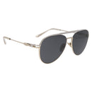 PRADA Sunglasses Metal Gold Black Auth BA15434-1