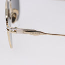 PRADA Sunglasses Metal Gold Black Auth BA15434-10