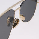 PRADA Sunglasses Metal Gold Black Auth BA15434-14