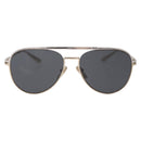 PRADA Sunglasses Metal Gold Black Auth BA15434-2