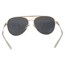 PRADA Sunglasses Metal Gold Black Auth BA15434-3