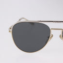 PRADA Sunglasses Metal Gold Black Auth BA15434-4
