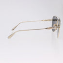 PRADA Sunglasses Metal Gold Black Auth BA15434-7