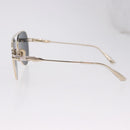 PRADA Sunglasses Metal Gold Black Auth BA15434-9