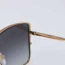 BVLGARI Sunglasses Plastic Black Gold Tone Auth BA15436V-12