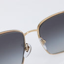 BVLGARI Sunglasses Plastic Black Gold Tone Auth BA15436V-13