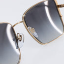 BVLGARI Sunglasses Plastic Black Gold Tone Auth BA15436V-14