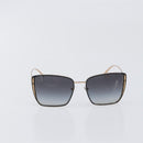 BVLGARI Sunglasses Plastic Black Gold Tone Auth BA15436V-2