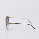 BVLGARI Sunglasses Plastic Black Gold Tone Auth BA15436V-4