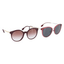 BURBERRY Sunglasses Plastic 2 Set Red Silver Gold Auth BA15437-1