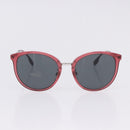 BURBERRY Sunglasses Plastic 2 Set Red Silver Gold Auth BA15437-10