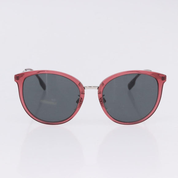 BURBERRY Sunglasses Plastic 2 Set Red Silver Gold Auth BA15437