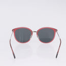 BURBERRY Sunglasses Plastic 2 Set Red Silver Gold Auth BA15437-11