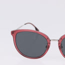 BURBERRY Sunglasses Plastic 2 Set Red Silver Gold Auth BA15437-12