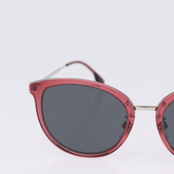 BURBERRY Sunglasses Plastic 2 Set Red Silver Gold Auth BA15437