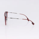 BURBERRY Sunglasses Plastic 2 Set Red Silver Gold Auth BA15437-14