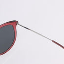 BURBERRY Sunglasses Plastic 2 Set Red Silver Gold Auth BA15437-17
