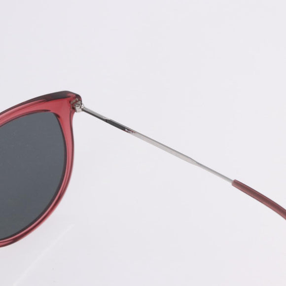 BURBERRY Sunglasses Plastic 2 Set Red Silver Gold Auth BA15437