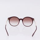 BURBERRY Sunglasses Plastic 2 Set Red Silver Gold Auth BA15437-3
